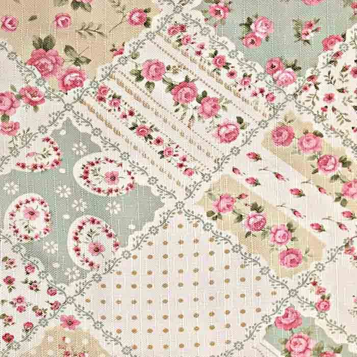 ผ้าลายวินเทจ ใช้สำหรับตัดเย็บตกแต่งบ้าน ตัดทำผ้าม่าน ผ้าหุ้มเบาะ ผ้าปูโต๊ะ ผ้าบุเฟอร์นิเจอร์ต่างๆ เป็นผ้าอเนกประสงค์