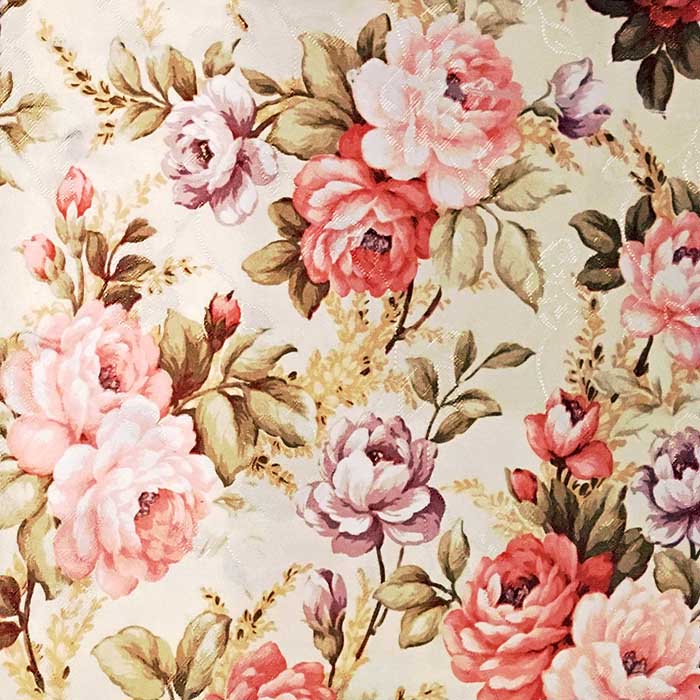 ผ้าลายวินเทจ ใช้สำหรับตัดเย็บตกแต่งบ้าน ตัดทำผ้าม่าน ผ้าหุ้มเบาะ ผ้าปูโต๊ะ ผ้าบุเฟอร์นิเจอร์ต่างๆ เป็นผ้าอเนกประสงค์