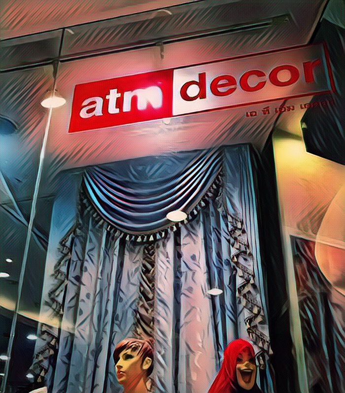 ร้านขายผ้าทำม่านและมีบริการตัดเย็บผ้าม่าน เอทีเอ็ม เดคอร์