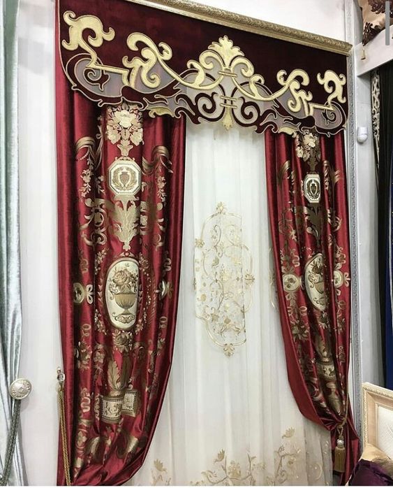 ผ้าม่านสวยด้วยกล่องผ้าม่าน แกะสลัก