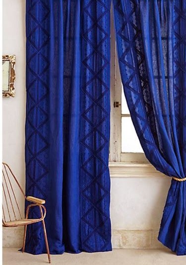 ตกแต่งผ้าม่านสวย สีฟ้า น้ำเงิน สวยงาม เสน่ห์ธรรมชาติ