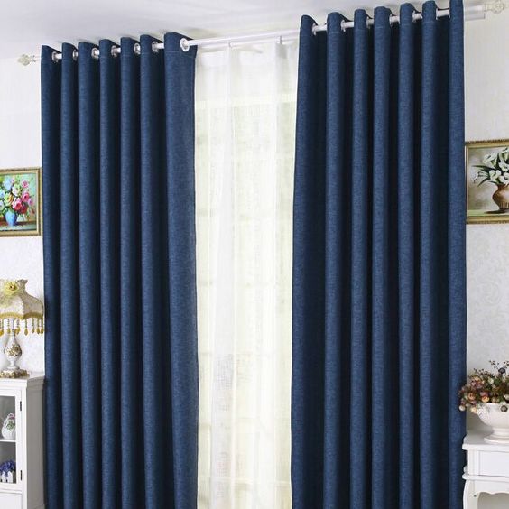 ตกแต่งผ้าม่านสวย สีฟ้า น้ำเงิน สวยงาม เสน่ห์ธรรมชาติ