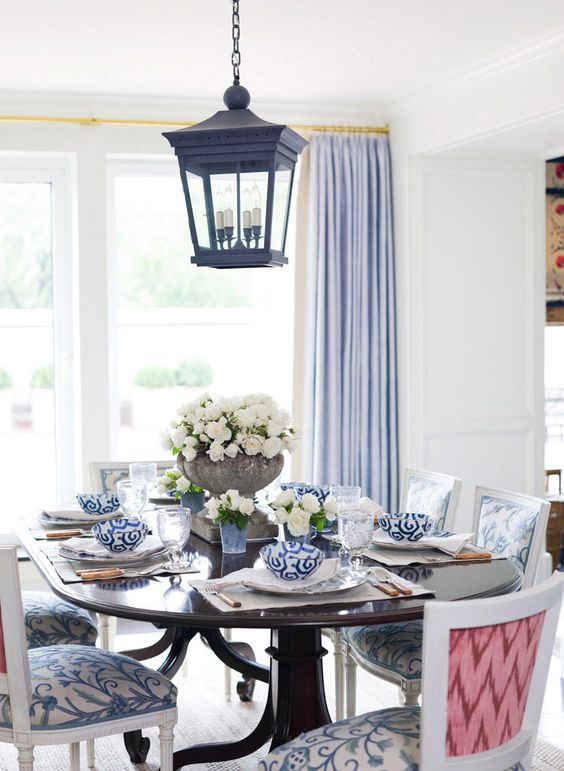 ตกแต่งผ้าม่านสวย สีฟ้า น้ำเงิน สวยงาม เสน่ห์ธรรมชาติ