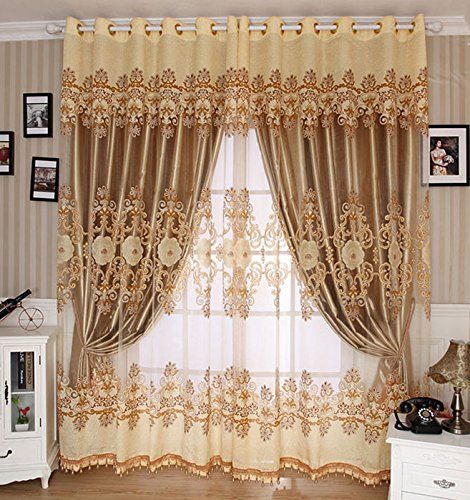 ผ้าม่านลายปัก ผ้าโปร่งลายปัก