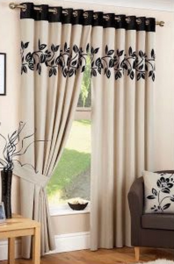 ผ้าม่านสวยๆ ราคาถูก แถบบน ครีม