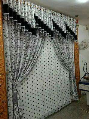 ผ้าม่านสวยๆ ตัดเย็บโดดเด่น ตกแต่งแบบหรูหรา แหวกแนว
