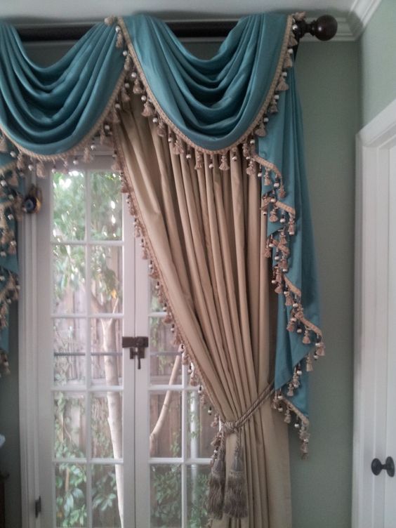 ตกแต่งผ้าม่านสวย สีฟ้า น้ำเงิน สวยงาม เสน่ห์ธรรมชาติ