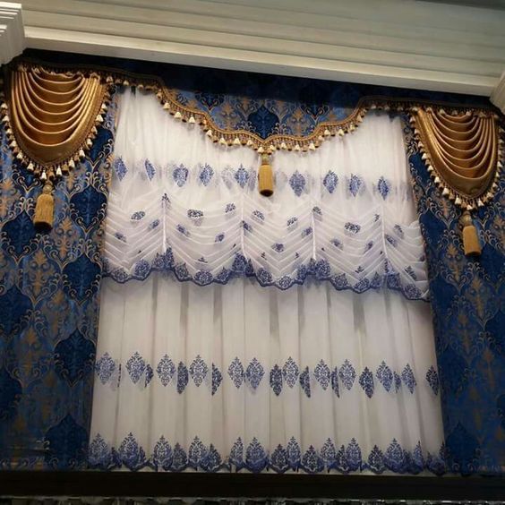 ผ้าม่านสวยๆ ตัดเย็บโดดเด่น ตกแต่งแบบหรูหรา แหวกแนว