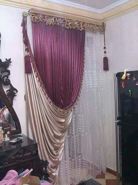 ผ้าม่านสวยๆ ตัดเย็บโดดเด่น ตกแต่งแบบหรูหรา แหวกแนว