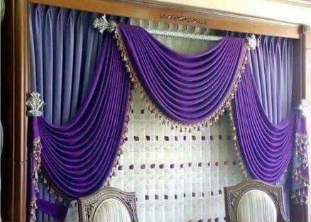 ผ้าม่านสวยๆ ตัดเย็บโดดเด่น ตกแต่งแบบหรูหรา แหวกแนว