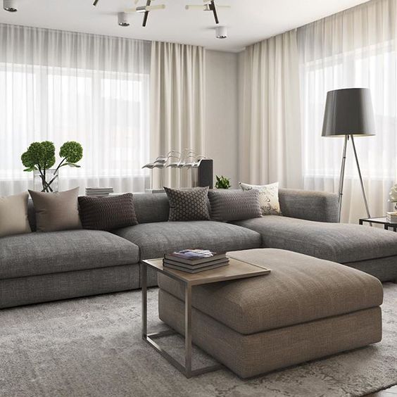 ผ้าม่านโปร่ง ตกแต่งสไตล์ modern