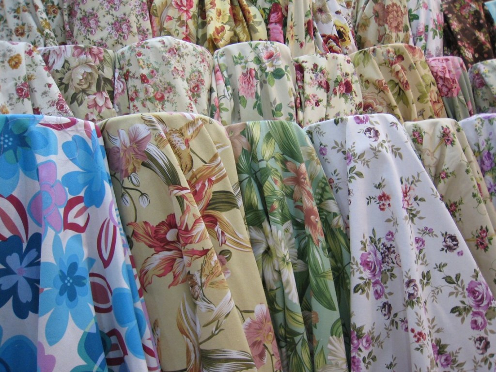 ผ้าวินเทจ แคนวาส เนื้อหนา ผ้าม่าน ตกแต่ง