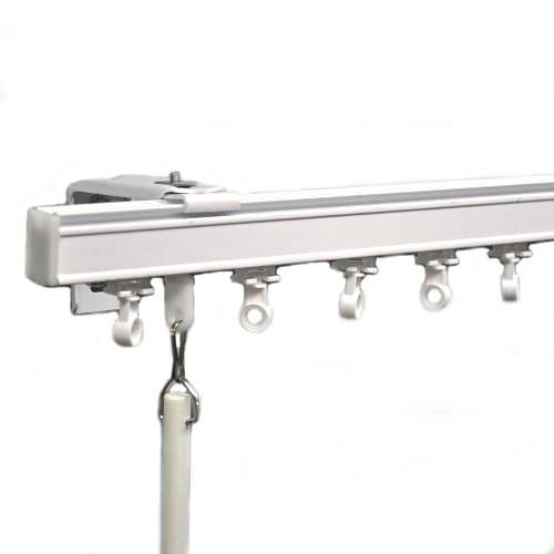 รางไมโคร เดี่ยว สามารถใช้ด้ามจูงเปิดปิดม่าน