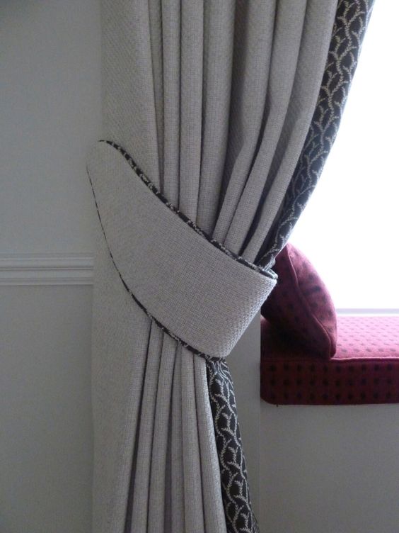 สายรัดม่าน ทำจากผ้าม่าน