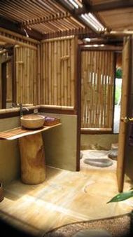 ห้องน้ำ ไม้ไผ่ ทรอปิคอล