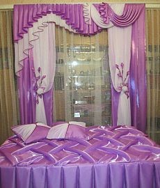 ผ้าม่านสีม่วง เก๋ไก๋ น่ารัก สุดฟิน