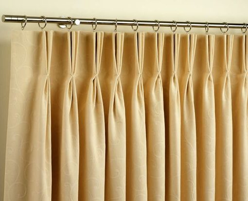 ผ้าม่านจีบ รางโชว์