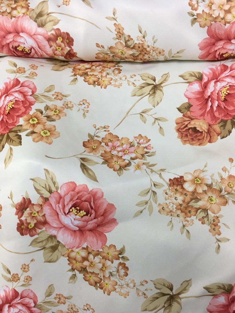 ผ้าม่านสวยๆ ลายดอกไม้ สีสด