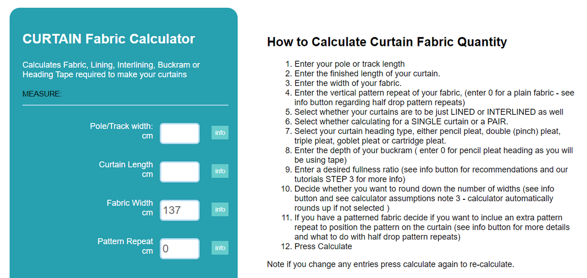 เครื่องคิดเลข ผ้าม่าน ดี